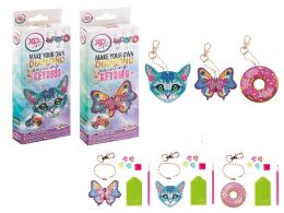 MYO DIAMOND PAINTING KEY RING, 3 DESIGNS