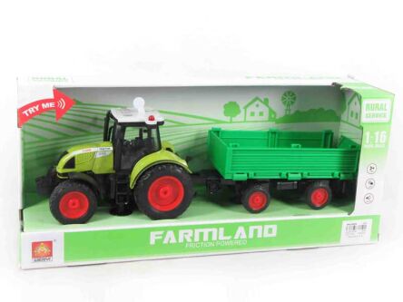 TRACTOR WITH TRAILER 39 CM. WITH LIGHT AND SOUND