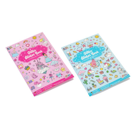 Booklet with glitter stickers A5 2 pcs. - 8 x A5 sheet