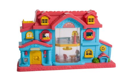 SMALL HOUSE WITH ACCESSORIES 50 X 33 X 15 CM.