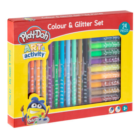 Set of colors and glitters 24 pcs. Play-Doh 