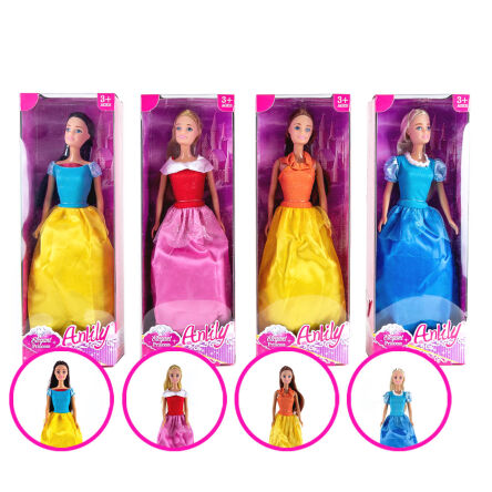 29cm Princess Doll 4astd 