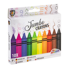 10 Jumbo crayons