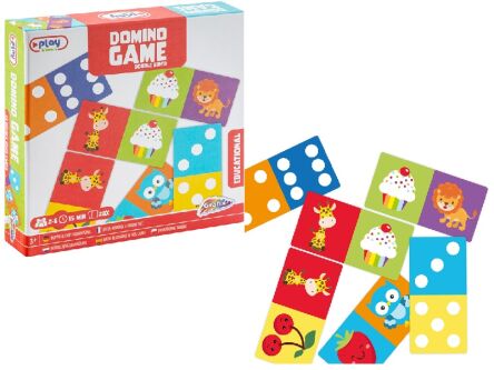 DOUBLE-SIDED DOMINOES GAME, 28 CARDS