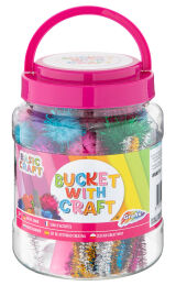 Bucket With Craft - Pink