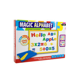 MAGNETIC BOARD WITH SOFT LETTERS 30X22X4.5cm