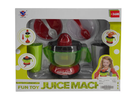 FRUIT JUICER WITH LIGHT AND SOUND + ACCESSORIES
