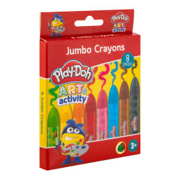 8 Jumbo Play-Doh crayons