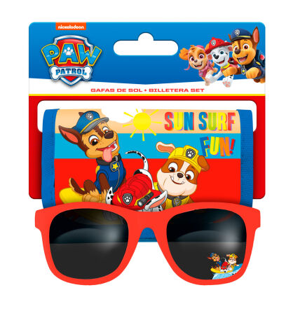 Okulary przeciwsłoneczne z portfelikiem Psi Patrol