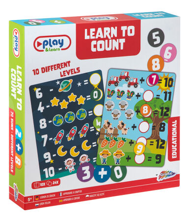 LEARNING TO COUNT - 5 CARDS