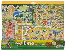 Mega Sticker Set Dino, 500 pcs - 40x32 cm