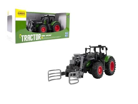 Traktor z chwytakiem do bali