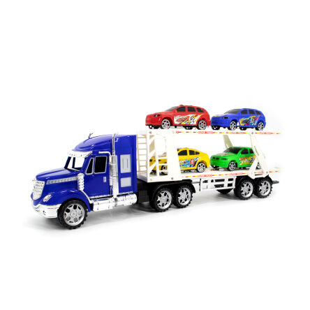 50cm tow truck with drive + 4 cars