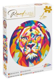 Lion Round Puzzle 1000 pcs - Diameter 68 cm