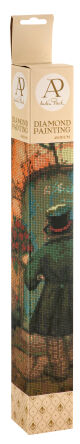 Diamentowy obraz - Mężczyzna z bukietem róż, 40x50