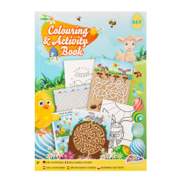 Easter Colouring & Activity Book A4, 64 pages