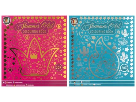 Foil Colouring Book, 24 x 22 cm, 20 sheet, 2 pcs.