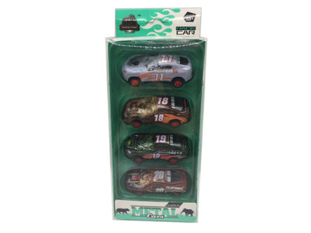 CARS 9 CM. 4 PCS. INCLUDED