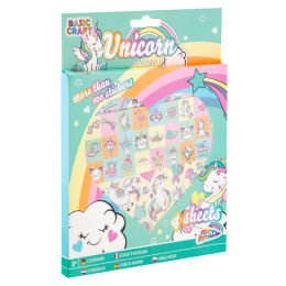 Unicorn stickers 4 sheets, more than 100 stickers