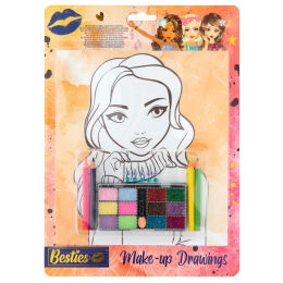 Make your own make-up drawings A4, 4 sheets