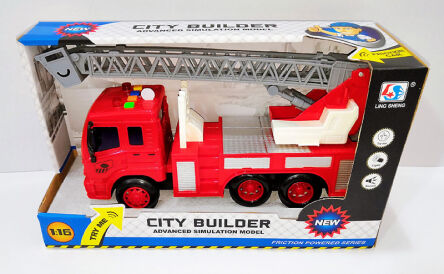 FIRE CAR 29 CM. WITH SOUNDS AND LIGHT