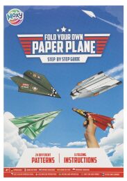 Złóż własny papierowy samolocik - 24 arkuszy + instrukcja