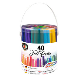 40 pens in a bucket