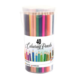 40 pens in a bucket