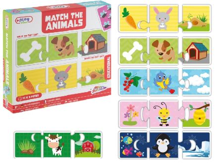 MATCH THE ANIMAL-WHERE IT LIVES/WHAT IT EATS-30 PCS.