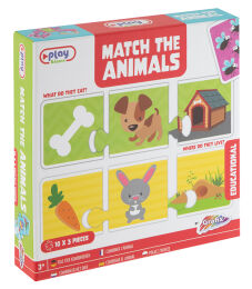 MATCH THE ANIMAL-WHERE IT LIVES/WHAT IT EATS-30 PCS.