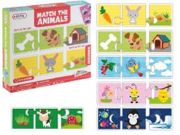 MATCH THE ANIMAL-WHERE IT LIVES/WHAT IT EATS-30 PCS.