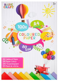 Papier kolorowy A4, 80 g/m2, 100 ark